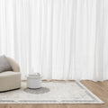 Adore Oriental Border Medallion Cream Grey Rug