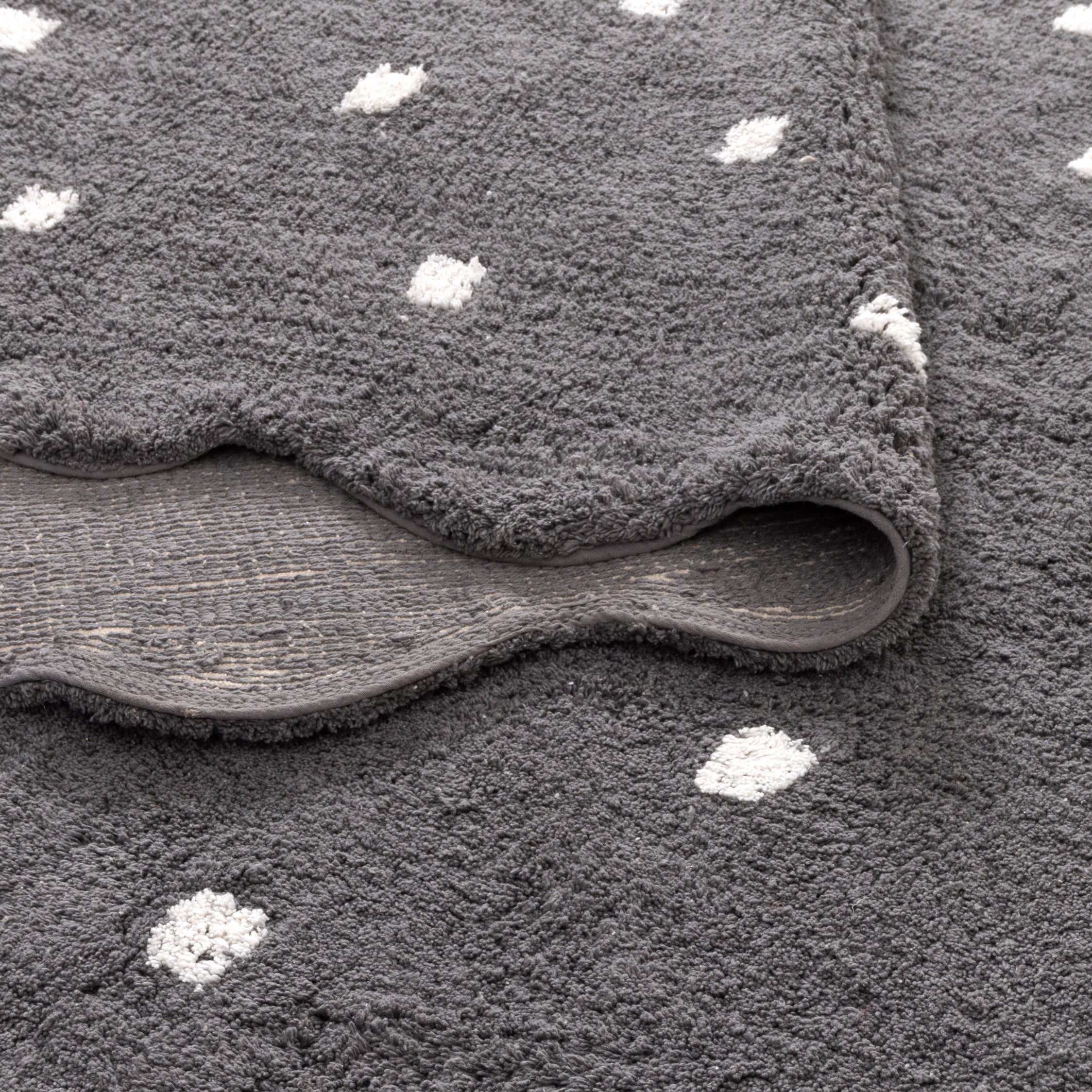 Dream Grey Round Kids Rug