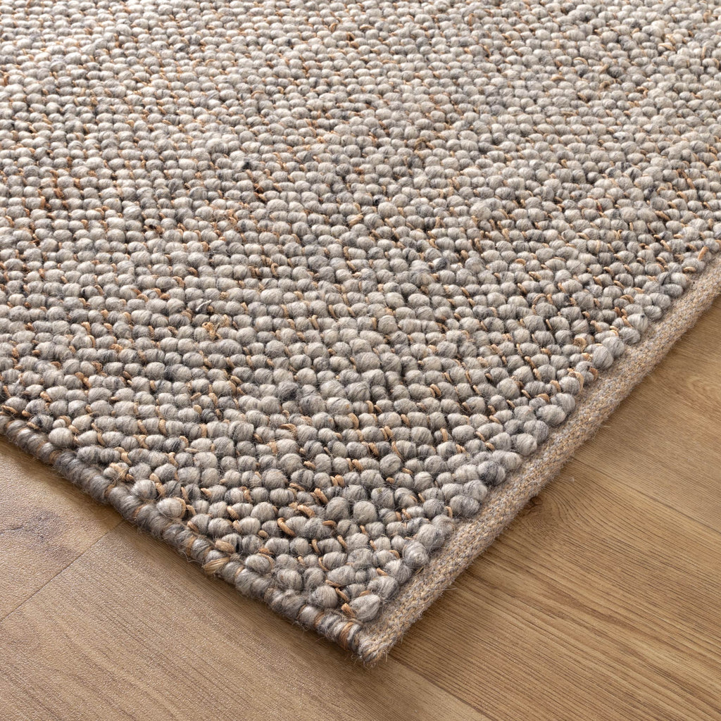 Max Weave Grey Jute and Wool Rug