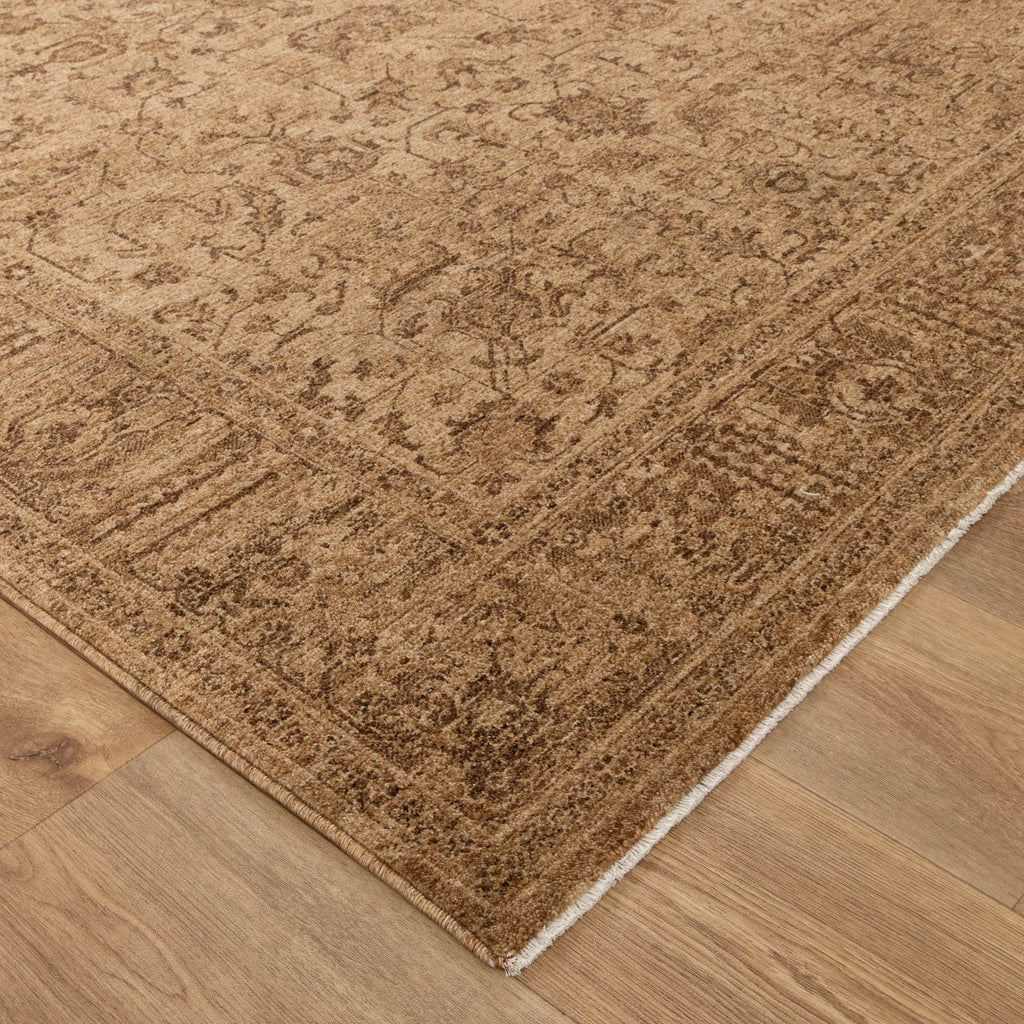 Legacy Distressed Border Mustard Rug