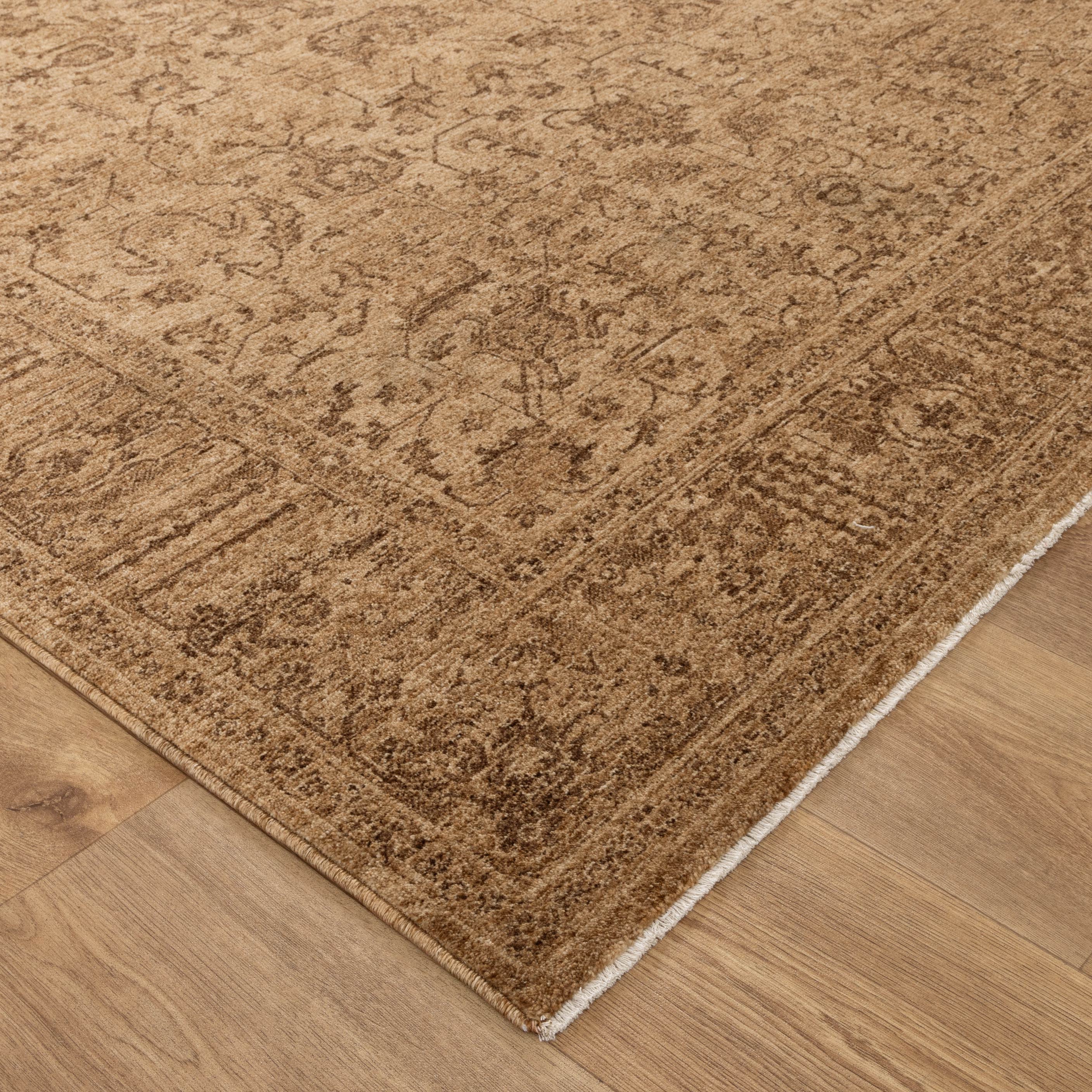 Legacy Distressed Border Mustard Rug